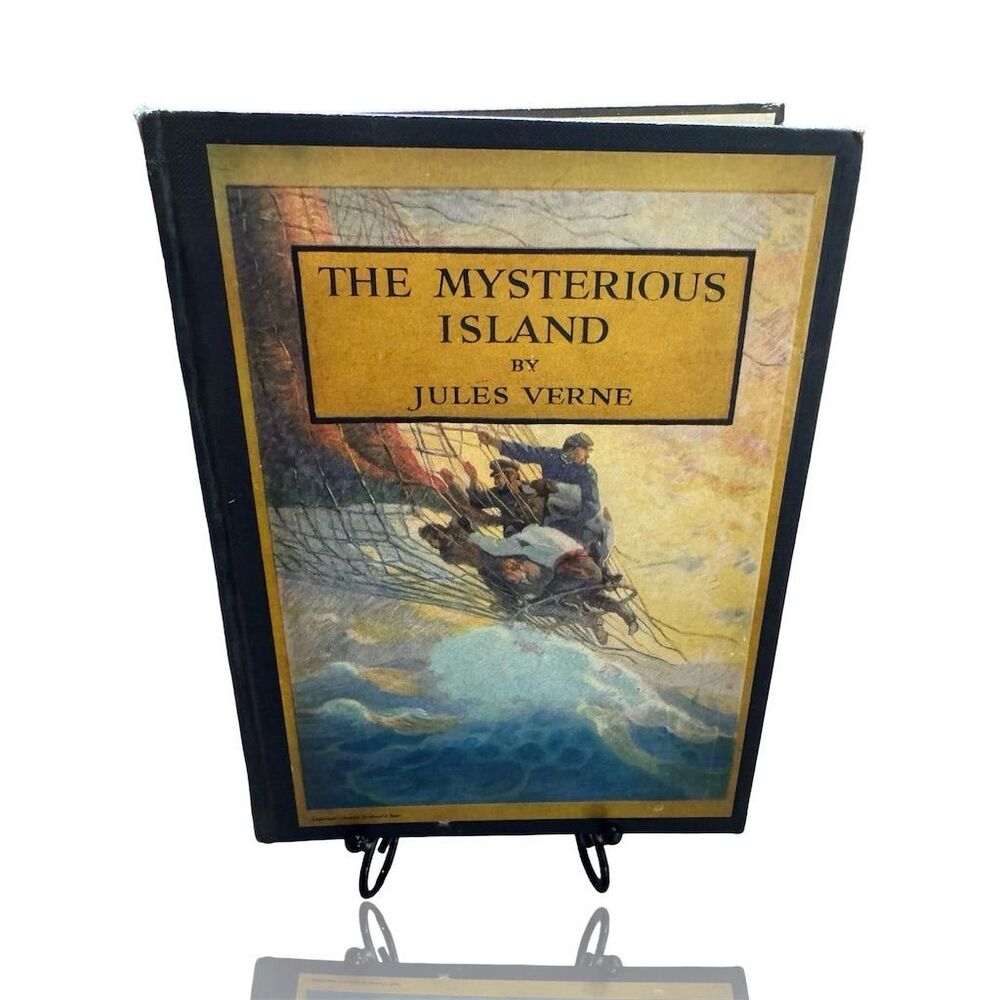 The Mysterious Island by Jules Verne Illustrated Hardcover 1951 Classic: GUC
